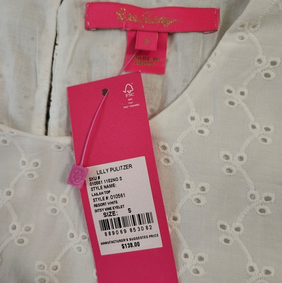 Lilly Pulitzer Ditsy Vine shirt - S - Picture 3 of 3